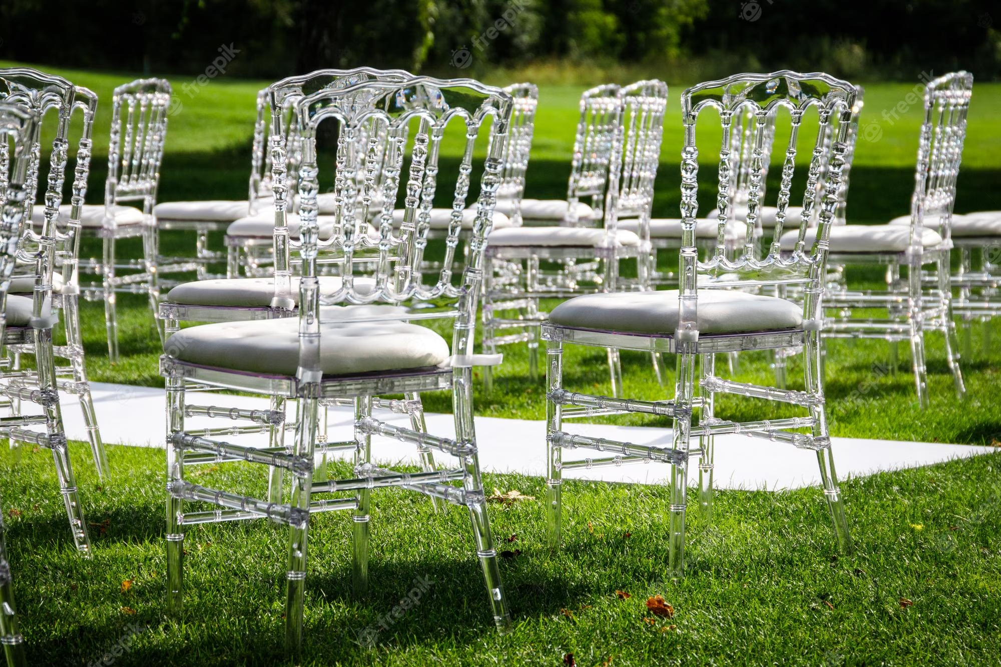 Stackable Wedding Transparent Plastic Resin Chair Custom Color