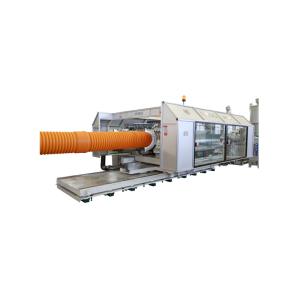 Cheap PE PP HDPE Corrugated Pipe Machine Dual Single Wall Spiral Pipe Forming Machine for sale