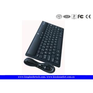 Black Wireless Bluetooth Silicone Industrial Keyboard With Usb Charging