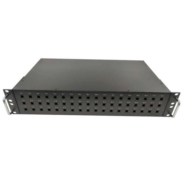 Quality Integrated Structure Fiber Patch Panel 2U Chassis Sheet Metal Material wholesale