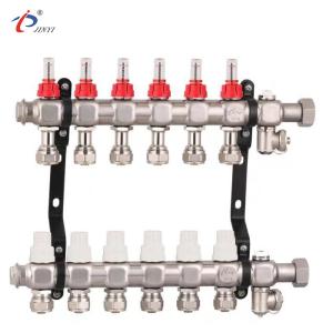 Cheap Customized 1.6mpa 12 Loop CE Radiant Manifold for sale