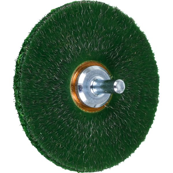 75MM Encapsulated Wire Wheel Brush with 6mm Shank for Rust Removal