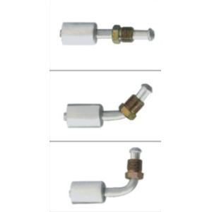 #6 #8 #10 #12 Al joint with R12 valve (Female O-Ring)/Straight 45° 90°Shape /
