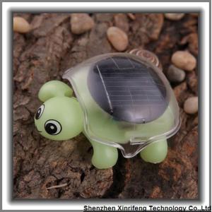Mini Solar Powered Tortoise Educational Toy Cute Plastic Turtle