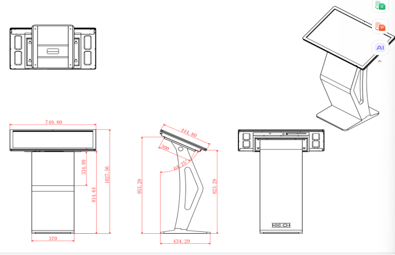 Digital Adversiting Monitor 23.8 32 43 49 55 Inch Wall Mounted Android Windows OS Optional Touch Panel For Supermarket Airport Hotel Bank Hospital