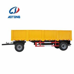 China Drawbar Turntable Full Type Trailer with 50T Max Payload and Optional Logo Printing on sale