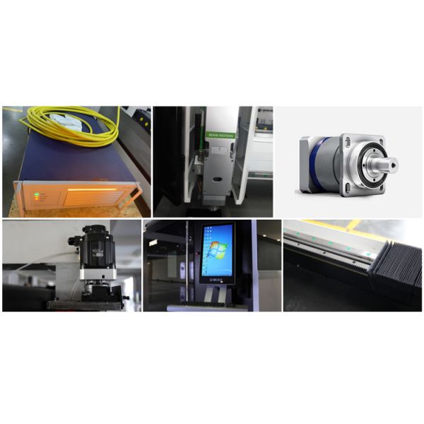 Stainless Carton Steel Cnc Fiber Laser Cutting Machine Raycus 1000W