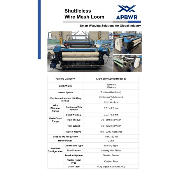 Stainless Steel Full CNC Light Duty Metal Wire Mesh Machiery