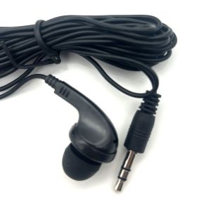 Disposable Wired Earphones Sound Airline Earbud with PVC Cable and None Codecs