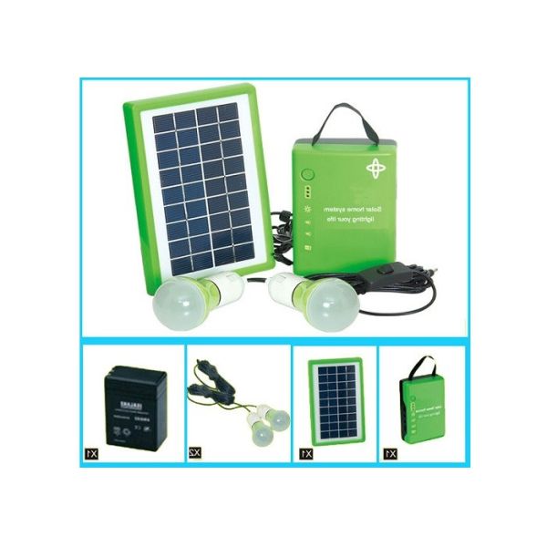 Normal Portable Solar Panel Charger With 5w Solar PV Modules And One Battery 2