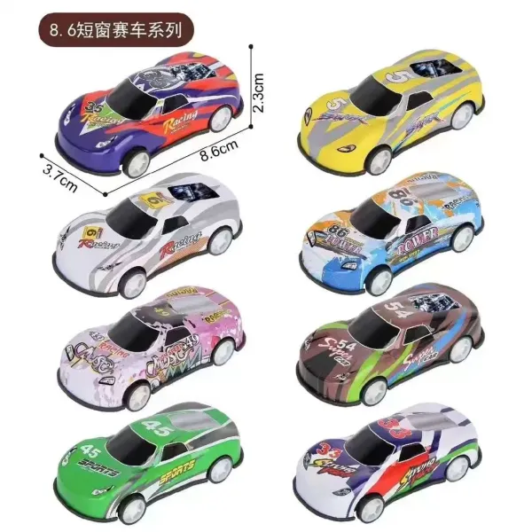 Metal Surface with Printed Children′s Toys Pull Car Inertia Car Toys Children′s Toys Can Be Customized
