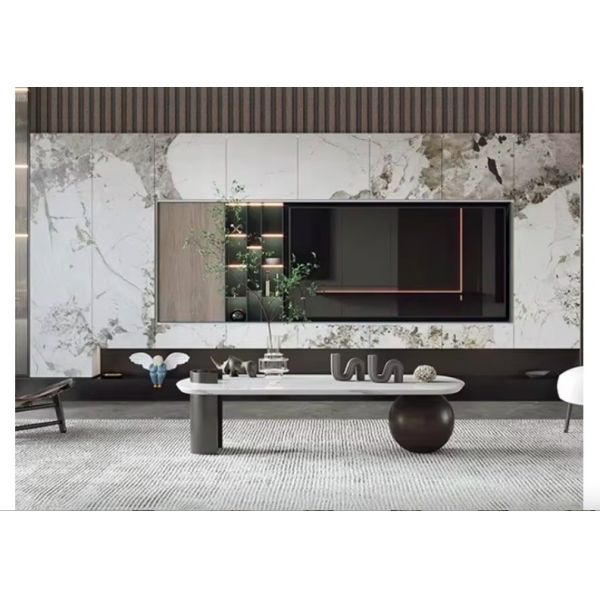 Waterproof Pvc Solid Uv Marble Sheets For Wall Decorative 1220х2440х3mm