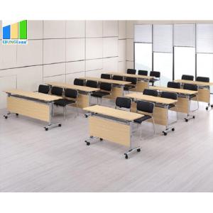 Ebunge Office Meeting Training Folding School Table Folding Desk With Wheels