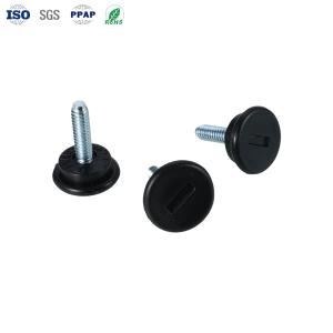 Custom Zinc Black Plated Hand Rubberized Bolts 25x25x10cm