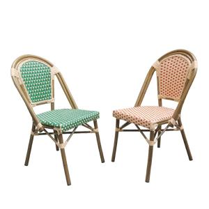 Iron Frame Aluminum Rattan Wicker Chairs For Patio Beach