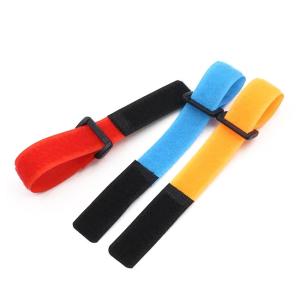 Adjustable Nylon Hook And Loop Straps Cable Tie Velcro Strap With Buckle Hook