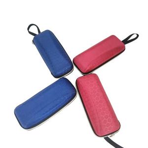 Luxury Custom Printed Sunglasses Case Knitted Fabric Material Easy To Carry