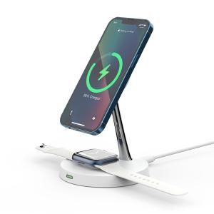 Cheap T269C 4 In 1 Mulit-Function Fast Wireless Charger With Night Light Support Apple Watch 30w Intelligent Charger for sale