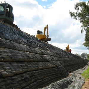 Plastic Polypropylene PE Unidirectional Uniaxial Tensile Plastic Geogrid For