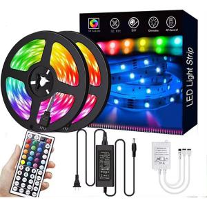 24/44 Keys Remote30 Leds/M RGB LED Strip Light 5050 IP54 IP20 2700K 3000K 4000K
