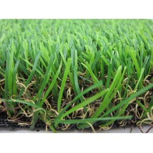 35MM Height Artificial Grass Carpet With W Shape Yarn For Garden Decoration