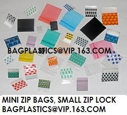 2 mil 2"x 3" 1.5x1.5 1x1 reclosable small bags plastic mini Zip lockk bag zipper