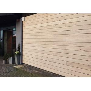 Cheap White / Sandalwood Solid Wood Plastic Composite Cladding For Lawn / Balcony for sale