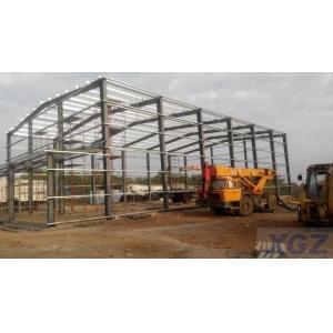 PU Panel Steel Frame Warehouses Cold Room Pre Engineered Metal Building Custom