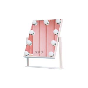 ABS Glass Justtide AC 100V 1x 360 Degree Rotation LED Magnifying Mirror