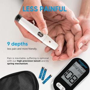 Blood Glucose Monitor Portable High Accuracy Diabetes Testing Kit with 50 Blood