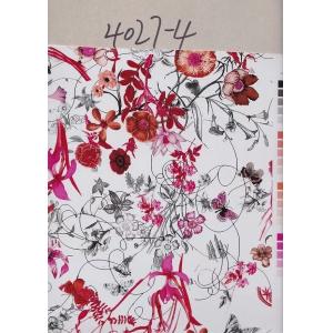 Transfer foil for leather Flower design transfer film for pvc leather G4027 Hot