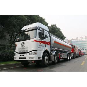 FAW 8*4 Fuel Tanker Truck JM6 Model Used Oil Storage Tanks 31.5 Cubic 280hp LHD