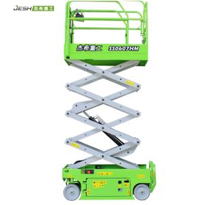 Cheap High quality mini ewp elevating 6m 230kg capacity electrical hydraulic scissor lift equipment for sale for sale