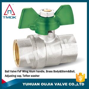 Cheap Butterfly handle water 232psi dn20 butterfly Threaded Brass Ball Valve manual for sale