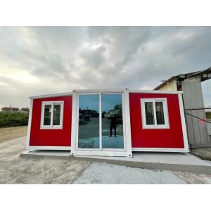 Cheap Expandable Prefab Homes with 18.5 Square Meter Space Excellent Insulation for Militarized Base Use for sale