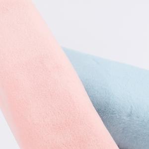 Plush Fabric with 10-20mm Pile and Very Soft Texture 100% Polyester Rabbit Fur