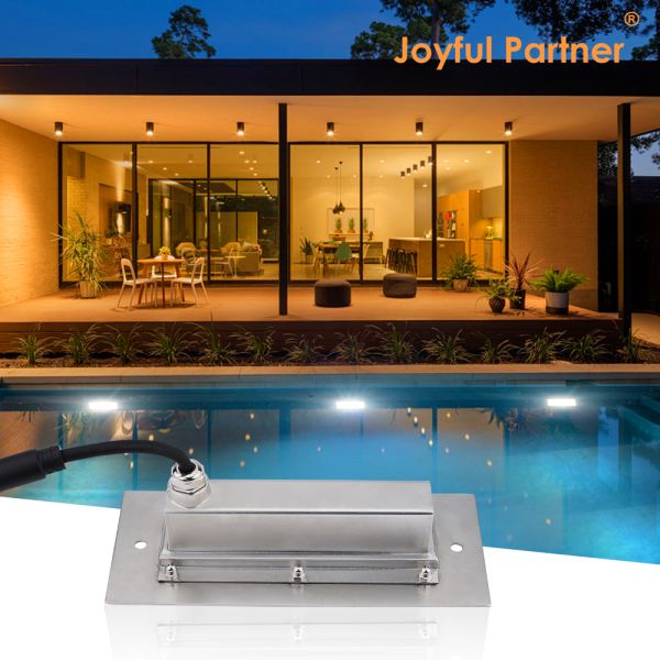 Rectangular Stainless Steel Underwater Light Support Hotel Swimming Pool