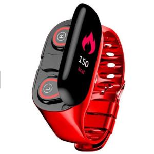 Cheap Touch Button Mobile Phone Wireless Earphones Smart Watch Automatic Charging for sale