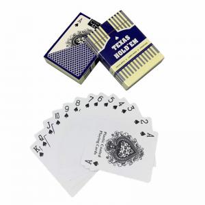 China 63x88mm Jumbo Plastic Playing Cards Free Sample 0.32mm Thickness on sale