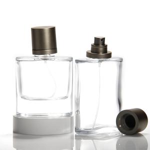 50ml 100ml Elegant Square Perfume Decant Bottle Empty Perfume Glass Spray Bottle