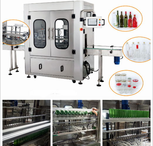 Quality Industrial Automatic Bottle Washing Machine 0.6~0.8Pma Clean Air Source wholesale
