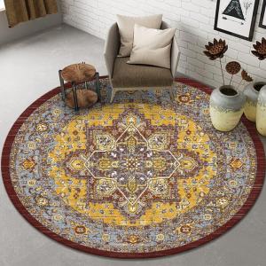 Persia Style Living Room Floor Carpet Circular Carpet Rugs Nonslip
