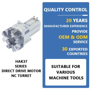 Direct Drive Motor NC Turret HAK37 Series HAK37080 High Capacity Turning Tool