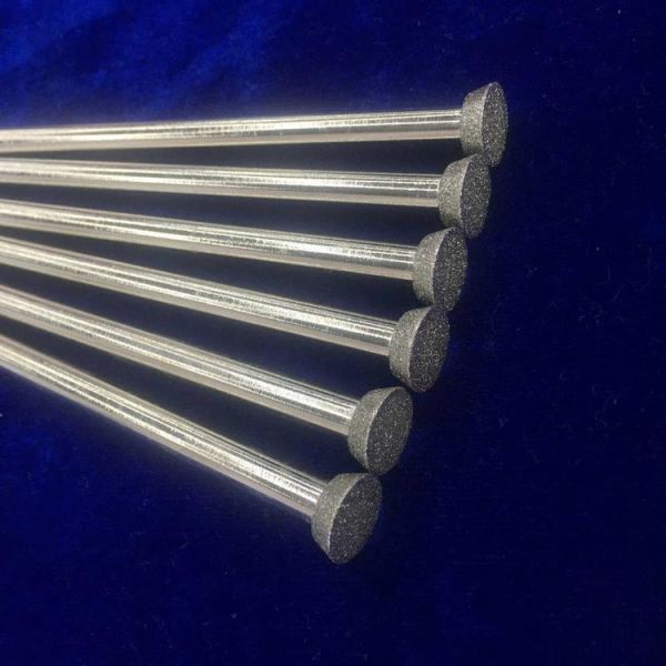 T Type Electroplated Diamond Tools , 3mm Diamond Grinder Drill Bit