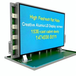 High Refresh Rate Creative LED Display Screen with 147456 Dot/m2 Pixel Density