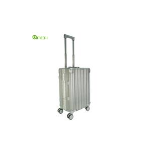 Push Button Luggage ABS Travel Suitcase With Double Spinner Wheels