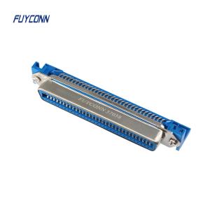 64 Pin DIP Centronics Female Connector PCB Right Angle With Board Lock