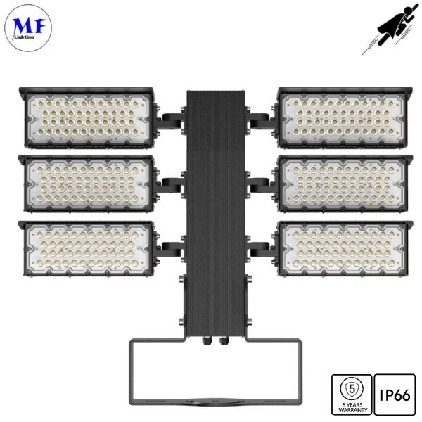 900W Aluminum Stadium LED Flood Ligh IK08 High Protection IP66 Waterproof