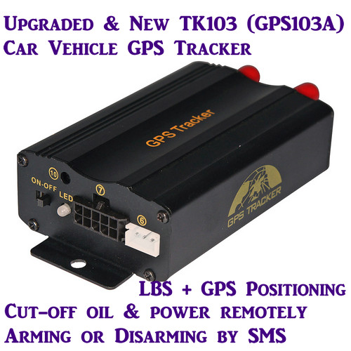 Quality GPS103A Global Car AVL Vehicle GPS SMS GPRS Tracker W/ Cut-off & Resume Oil & Power by SMS wholesale