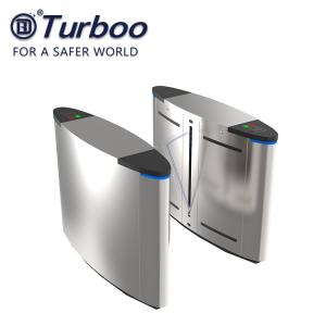 Automatic system security flap barrier gate with barcode reader function